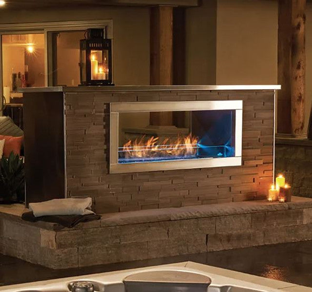 Napoleon Galaxy See Through Ready To Finish Linear Fireplace-DIYLFPN74