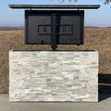 Fenix Vision 360 Luxury Outdoor TV Lift Cabinet Stone Collection-FENFINTVST