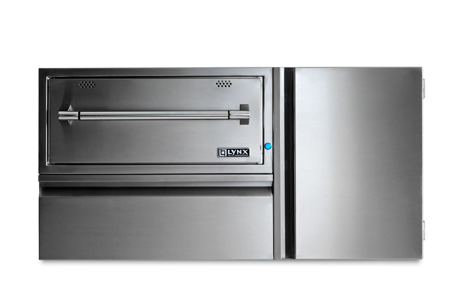 Lynx Professional 42-Inch Convenience Center With Built-In 120V Electric Warming Drawer & Propane Tank Storage - L42CC-1