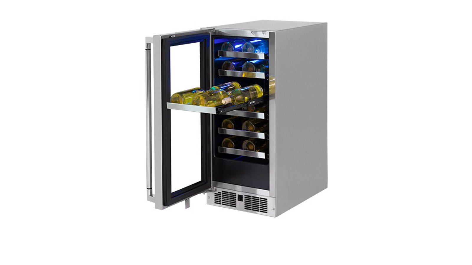 Lynx Professional Stainless Steel 20 Bottle Outdoor Built-In Wine Cellar - Left Or Right Hinge-L15WINE L/R