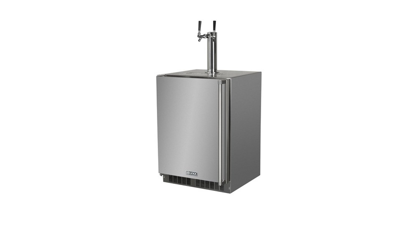 Lynx 24-Inch 5.3 Cu. Ft. Stainless Steel Right Or Left Hinge Outdoor Refrigerator -With Keg Option-LN24BF L/R
