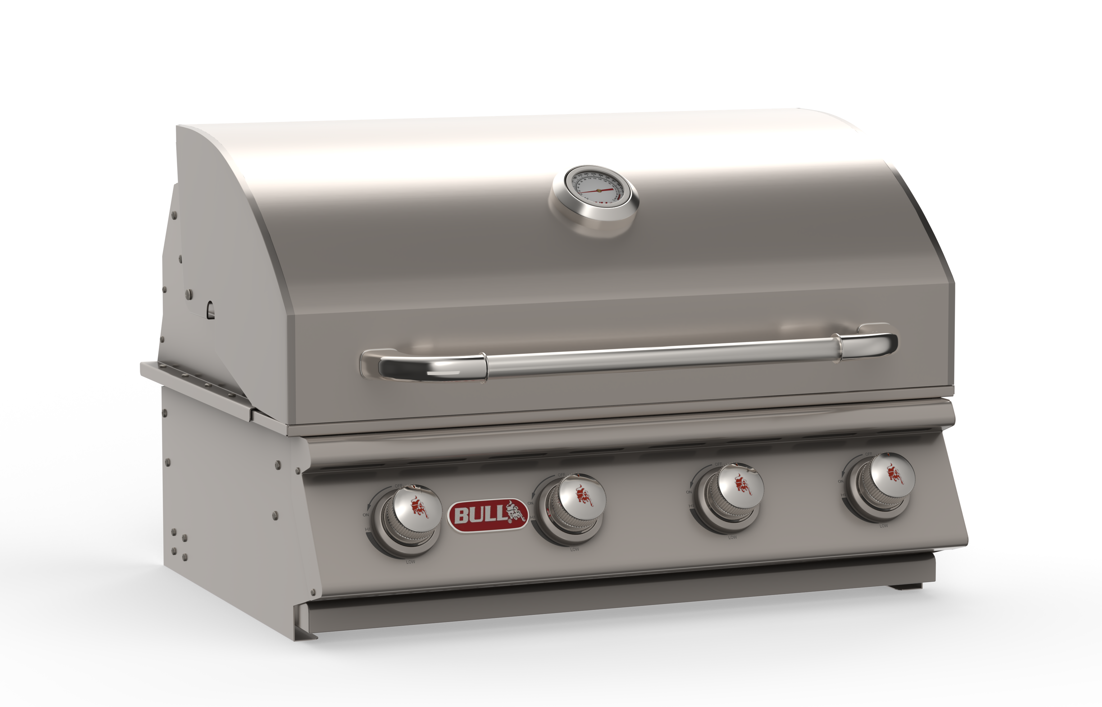 Bull Outlaw 30-Inch 4-Burner Built-In Natural Gas or Propane Gas Grill-26038/26039