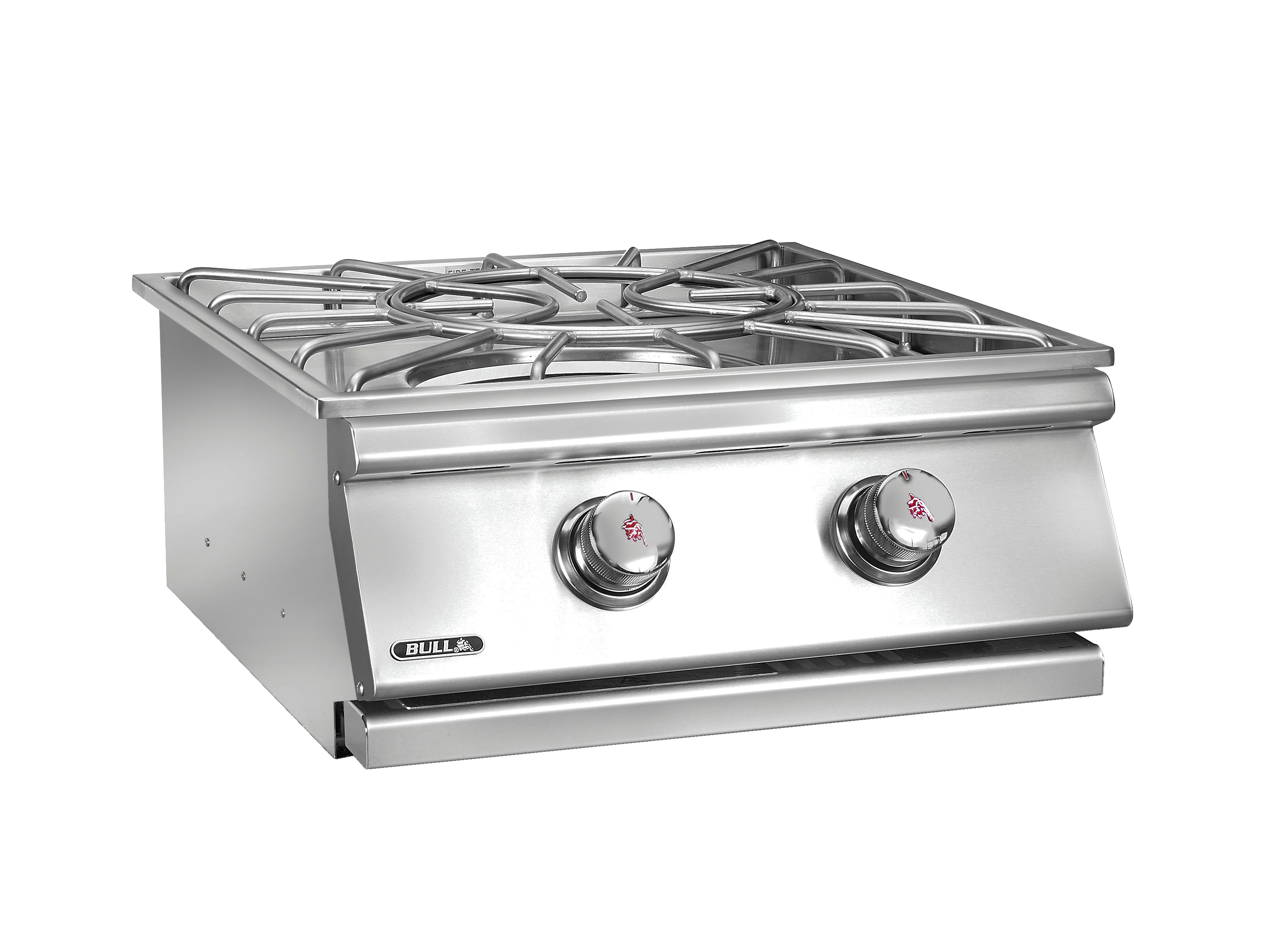 Bull Built-In Natural Gas and Propane Gas Stainless Steel Power Burner W/ Stainless Steel Lid-9600/1