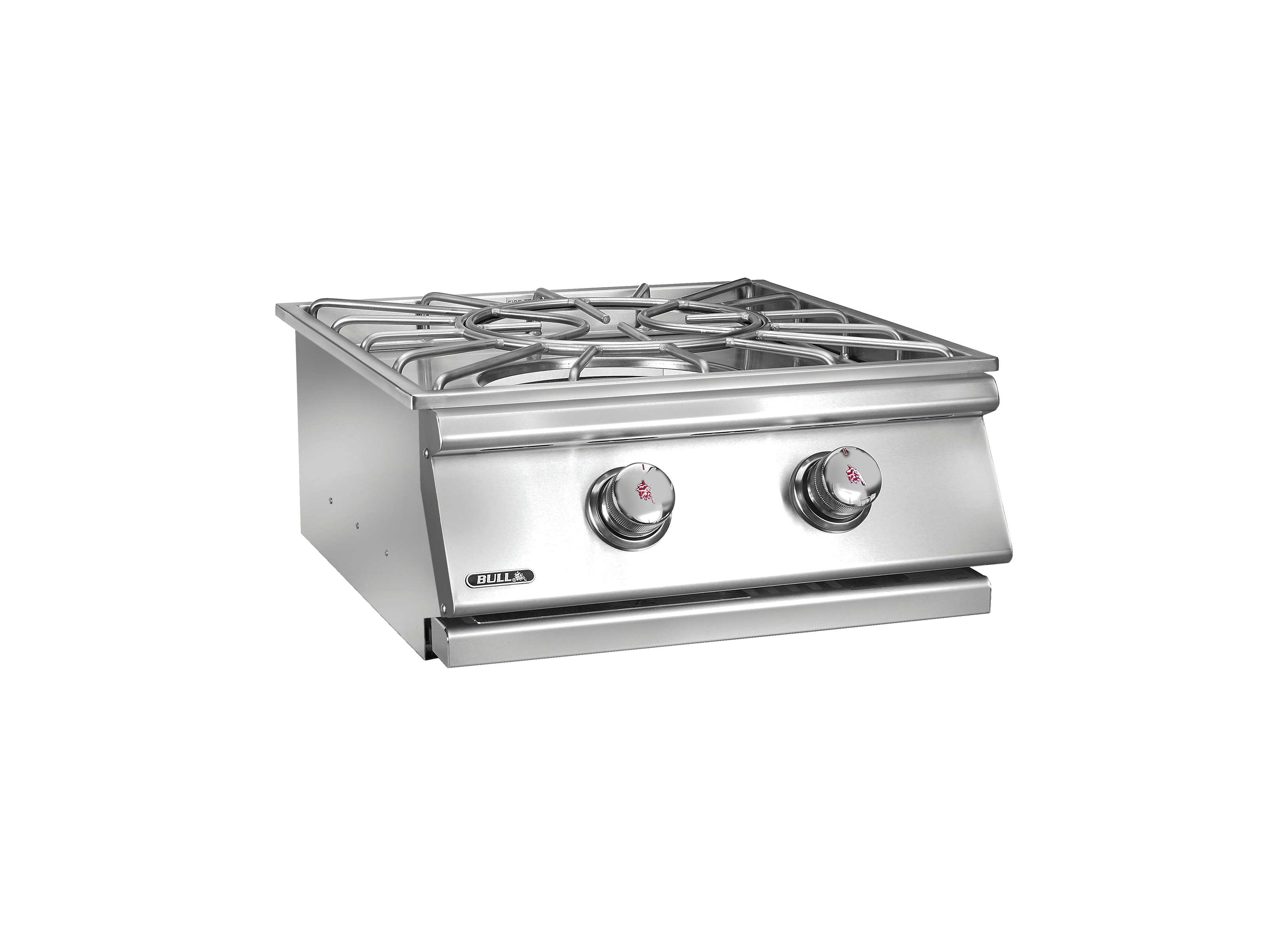Bull Built-In Natural Gas and Propane Gas Stainless Steel Power Burner W/ Stainless Steel Lid-9600/1