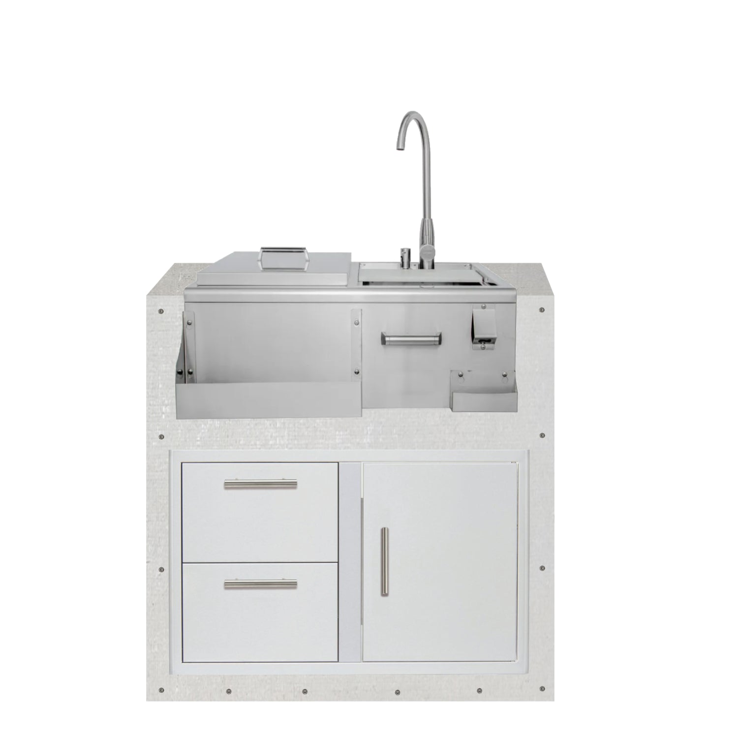 37-42" Blaze Select-N-Connect Sink Or Cocktail Sink Module-S37-BL-SNK